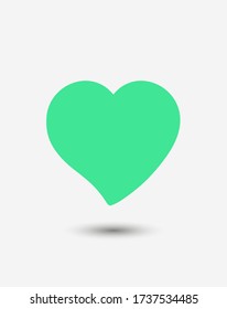Heart icon vector. Love symbol. Valentine's Day sign.
