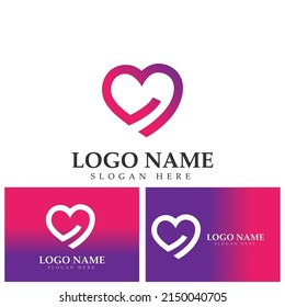 Vector de iconos del corazón. Símbolo de amor. Símbolo de signo de San Valentín aislado en fondo blanco con sombra Estilo plano para el logotipo de diseño gráfico y web.