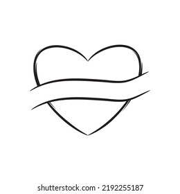 Heart Icon Vector. Love symbol. Valentine's Day symbol,Flat style for graphic and web design, logo. Black flat heart.
