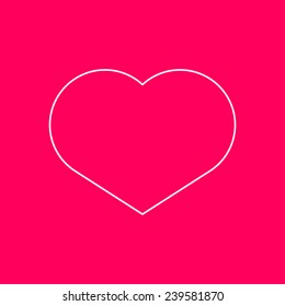 heart icon vector object picture image graphic art eps drawing