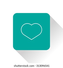 heart icon vector object picture image graphic art eps drawing