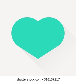 heart icon vector object picture image graphic art eps drawing