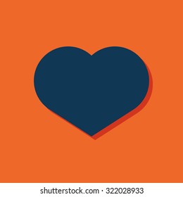 heart icon vector object picture image graphic art eps drawing