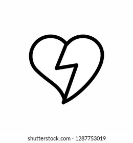 heart icon vector on white background