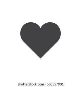 Heart Icon Vector on the white background