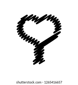Heart Icon Vector. Perfect Love symbol, Stylish love icon