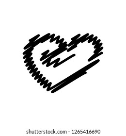 Heart Icon Vector. Perfect Love symbol, Stylish love icon