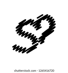 Heart Icon Vector. Perfect Love symbol, Stylish love icon