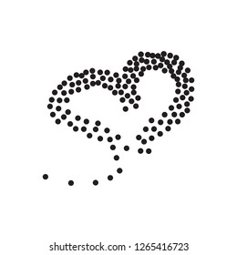 Heart Icon Vector. Perfect Love symbol, Stylish love icon