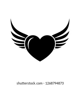 Heart Icon Vector. Perfect Love symbol. Valentine's Day sign