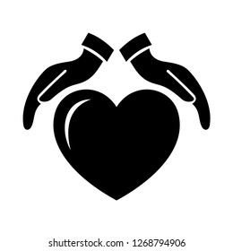 Heart Icon Vector. Perfect Love symbol. Valentine's Day sign