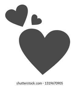 Heart Icon Vector. Perfect Love symbol. Valentine's Day sign, emblem isolated on white background, Flat style for graphic and web design, logo. EPS10 grape pictogram. - Vector 