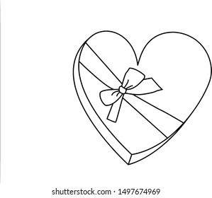 Heart Icon Vector. Perfect Love symbol. Valentine's Day sign, emblem isolated on white background