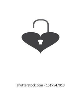Heart Icon Vector. Perfect Love symbol. Valentine's Day sign, emblem isolated on white background with shadow, Flat style for graphic and web design, logo. EPS10 black pictogram.