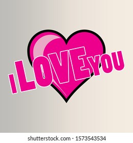 Heart Icon Vector. Perfect Love symbol. Valentine's Day sign, Flat logo
