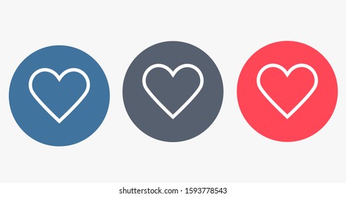 Heart Icon Vector. Perfect Love symbol. Valentine's Day sign,Heart Icon Vector emblem isolated on white background with shadow, Heart Icon Vector Flat style for graphic and web. 