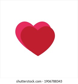 Vector de iconos del corazón. Símbolo de amor perfecto. Signo de San Valentín