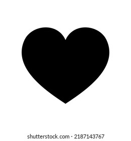 Heart Icon Vector. Perfect Love symbol. Vector illustration