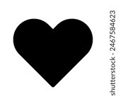 Heart Icon Vector Symbol Design Illustration