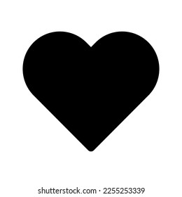 Heart Icon Vector Symbol Design Illustration
