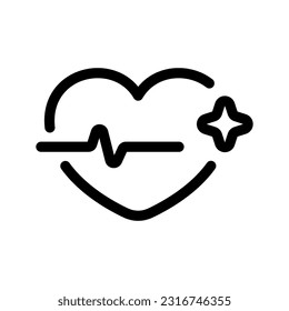 Heart Icon Vector Symbol Design Illustration