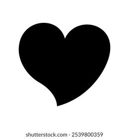 Heart Icon Vector Symbol Design Illustration