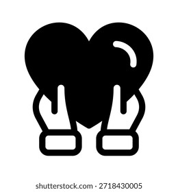 Heart Icon Vector Symbol Design Illustration