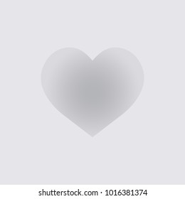 Heart Icon Vector. Valentine's Day theme.