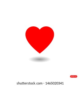 Heart Icon Vector with white background.Heart Icon EPS.Heart Icon Drawing.paper art.vector ilustration