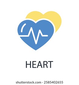 Heart icon. vector.Editable stroke.linear style sign for use web design,logo.Symbol illustration.