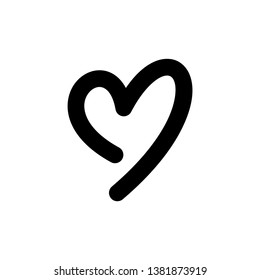 Heart icon for your needs such presentation, website, etc