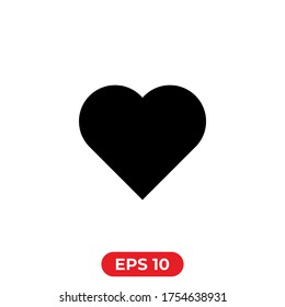Heart icon.Love sign.Like concept for mobile and web platforms.