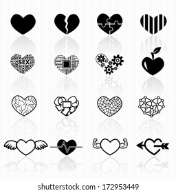 heart icons