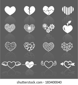 heart icons