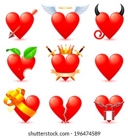 Heart icons.