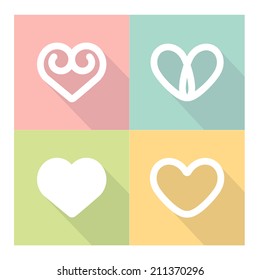 Heart icons
