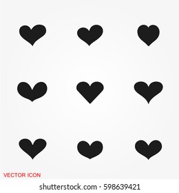 Heart icons