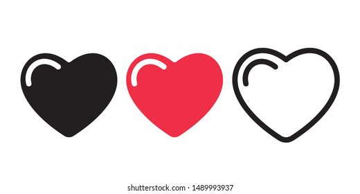 heart icons, concept of love.