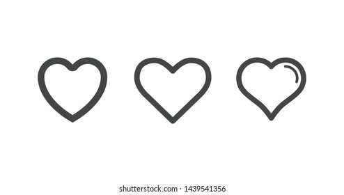 
Heart icons, concept of love for your website