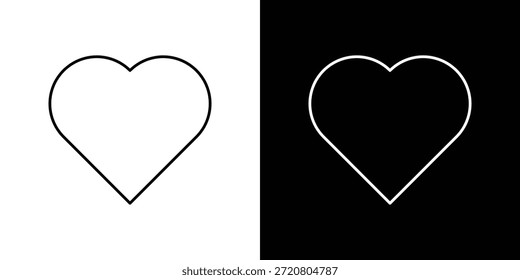 Iconos de corazón símbolos de Vector de Diseño gráfico. icono Eps10.