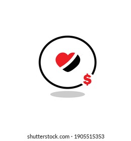 Heart icons, love symbol, concept of love with Hand drawn heart illustrations.
Design elements can use for Valentines day.