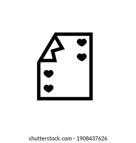 Heart icons, love symbol, concept of love with Hand drawn heart illustrations.
Design elements can use for Valentines day.