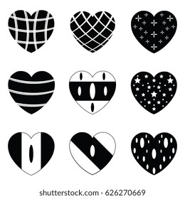 Heart Icons Set