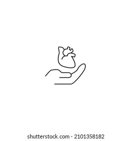 heart icons symbol vector elements for infographic web