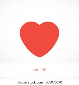 heart icons vector,flat design best vector icon