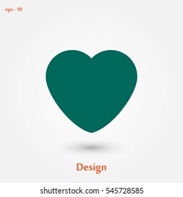 heart icons vector,flat design best vector icon