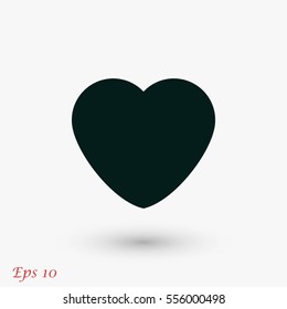 heart icons vector,flat design best vector icon