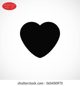 heart icons vector,flat design best vector icon
