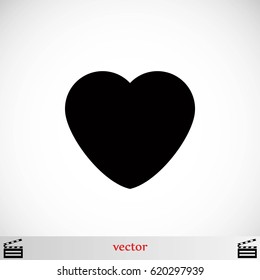 heart icons vector,flat design best vector icon