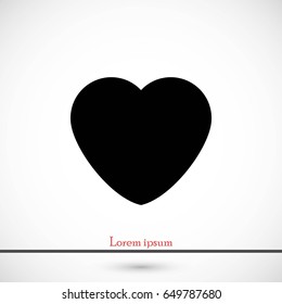 heart icons vector,flat design best vector icon